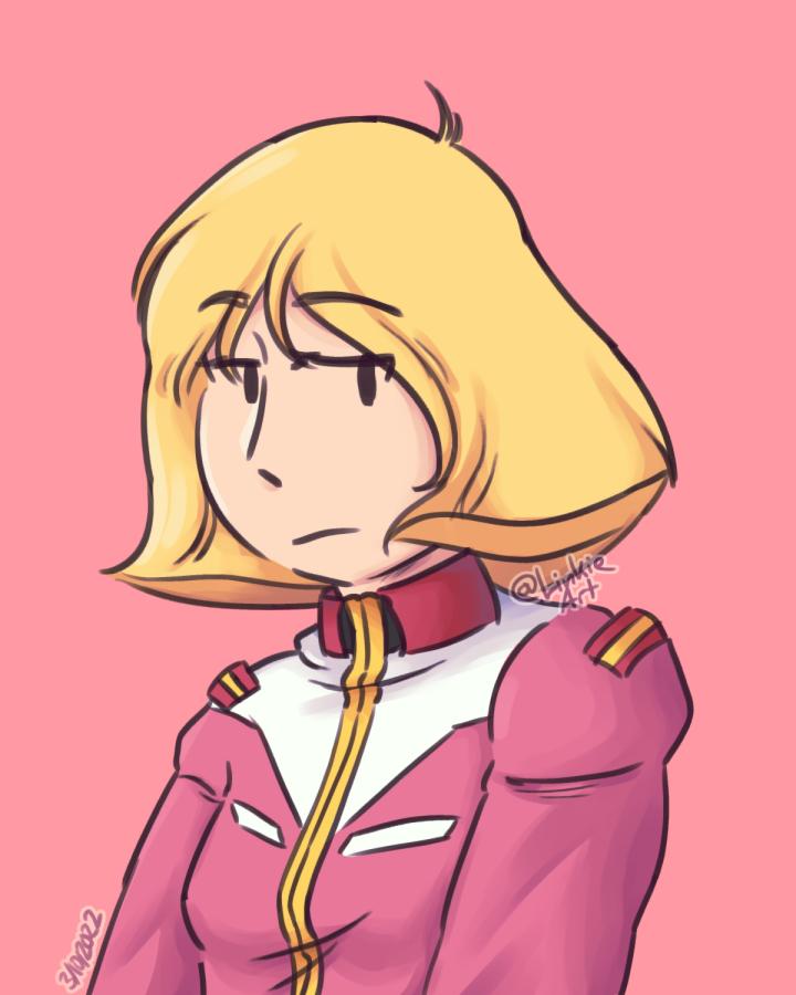Art of Sayla Mass from Gundam.